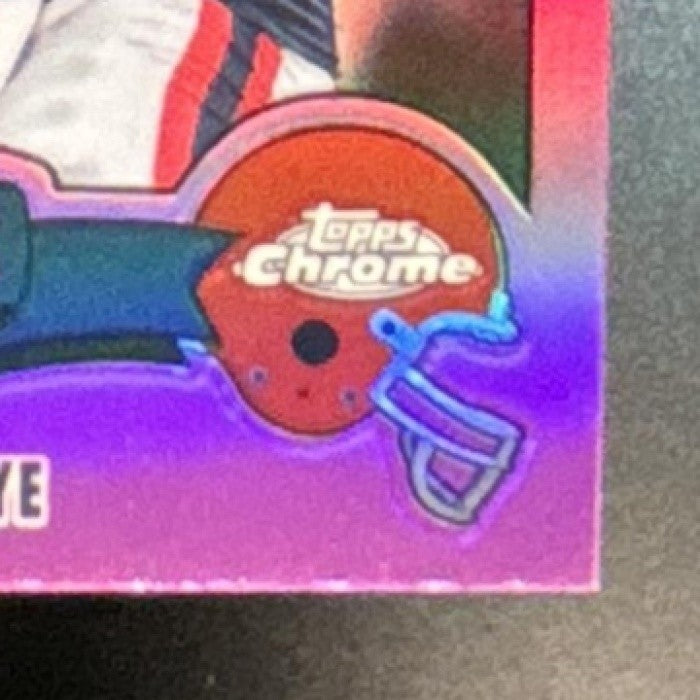 2025 Topps Chrome Drake Maye 1975 Pink Refractor /250 New England Patriots - Sports Cards