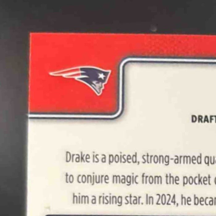 2025 Topps Chrome Drake Maye Pulsar Refractor #207 New England Patriots - Sports Cards