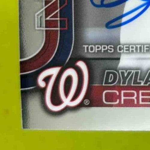 2025 Topps Chrome Dylan Crews Rookie Auto #RA-DC RC Washington Nationals - Sports Cards