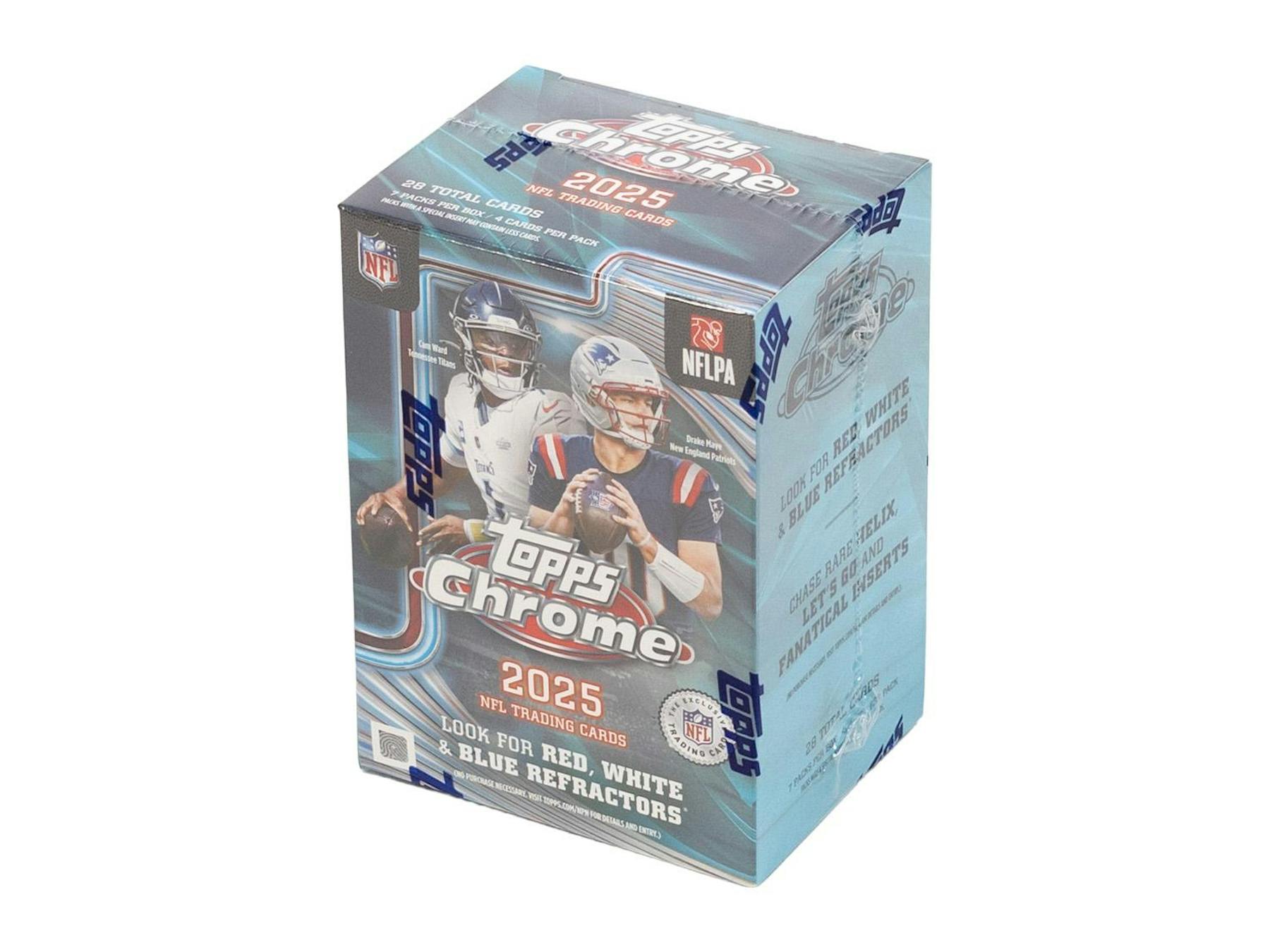 2025 Topps Chrome Football Blaster Box (3 RCs + Parallels / Inserts) - NFL Blaster Box