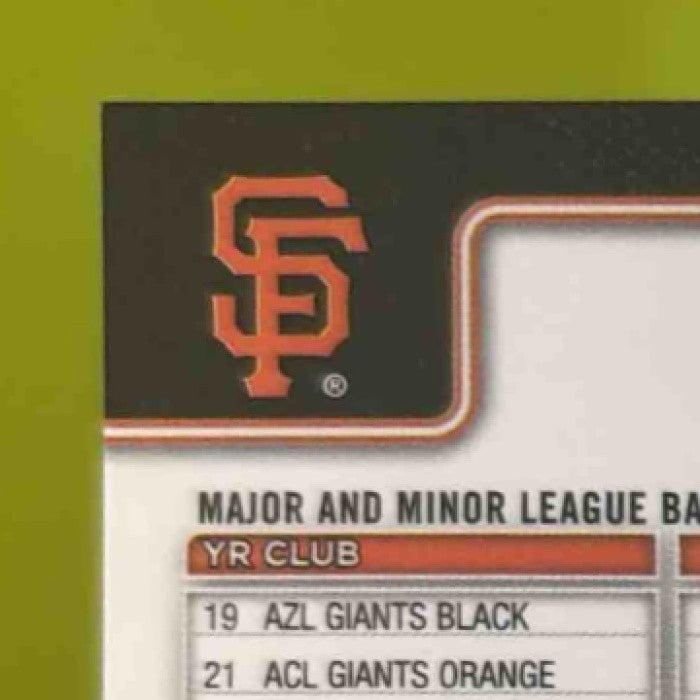 2025 Topps Chrome Grant McCray Auto Blue RayWave /150 RC San Francisco Giants - Sports Cards