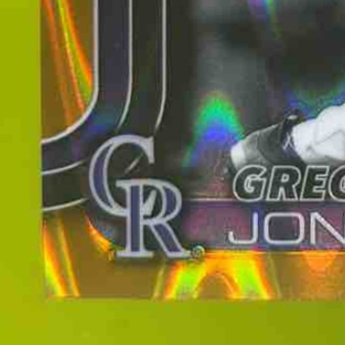 2025 Topps Chrome Greg Jones Gold RayWave Refractor /50 #265 RC Colorado Rockies - Sports Cards