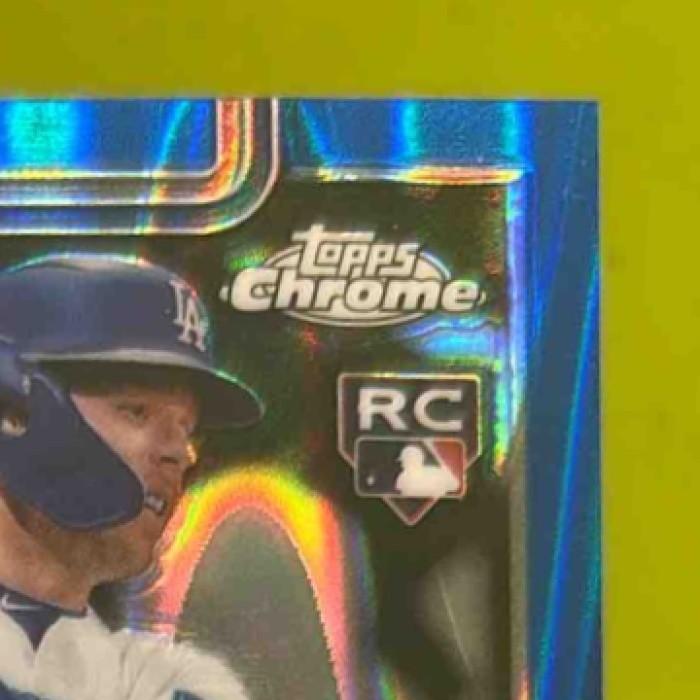 2025 Topps Chrome Hunter Feduccia Auto Blue RayWave /150 RC Los Angeles Dodgers - Sports Cards