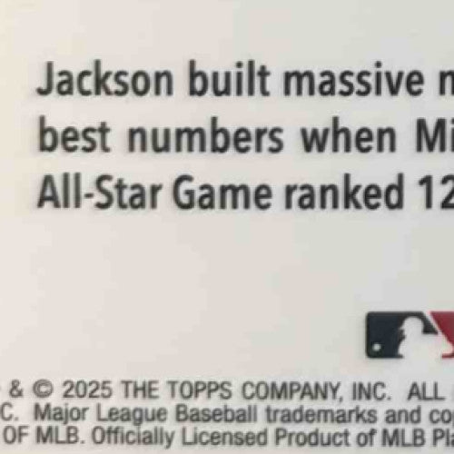 2025 Topps Chrome Jackson Chourio Image Variation LogoFractor #262 Brewers - Sports Cards