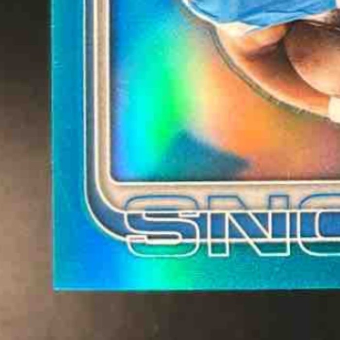2025 Topps Chrome Jahmyr Gibbs Auto Aqua Refractor /199 #BA-JG Detroit Lions - Sports Cards