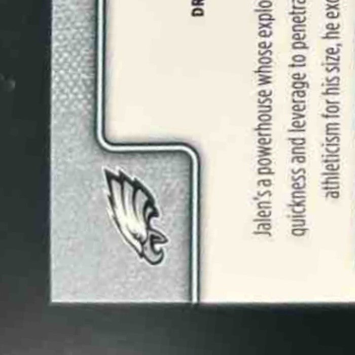 2025 Topps Chrome Jalen Carter Team Camo Variation #250 SP Philadelphia Eagles - Sports Cards