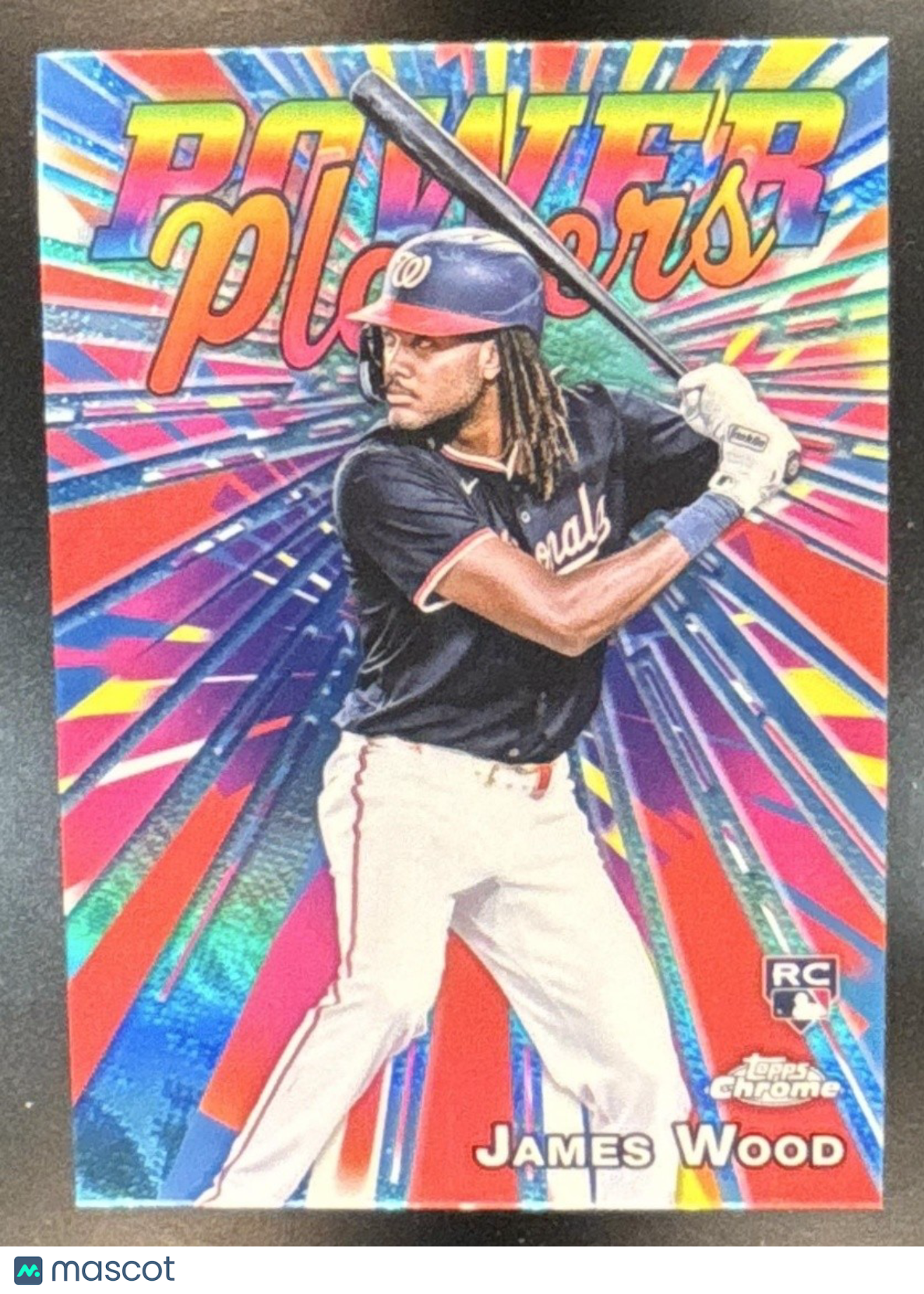 2025 Topps Chrome James Wood Power Players #PP-19 Washington Nationals - Sports Cards