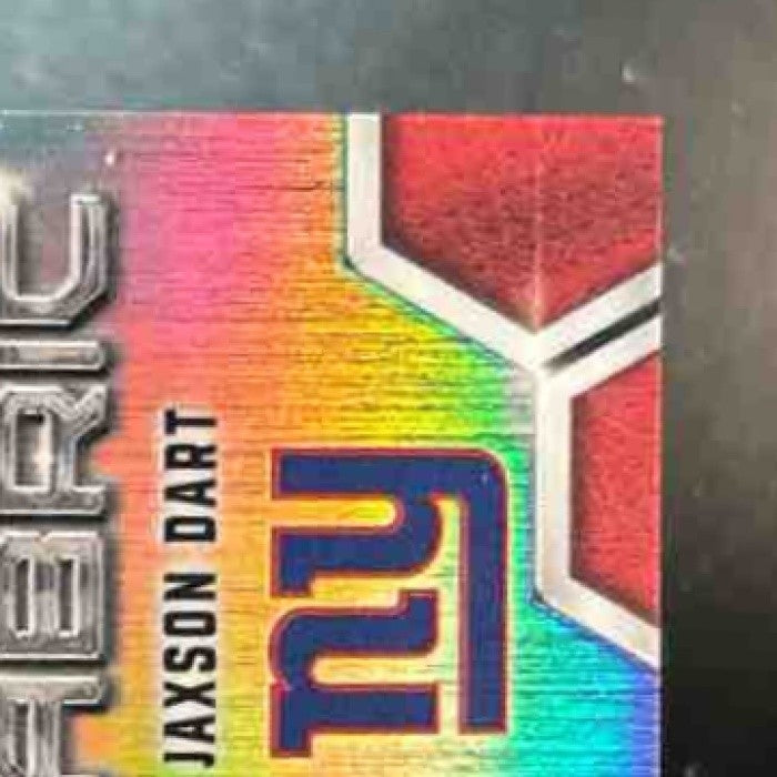 2025 Topps Chrome Jaxson Dart First Year Fabric #FYF-JD MEM RC New York Giants - Sports Cards