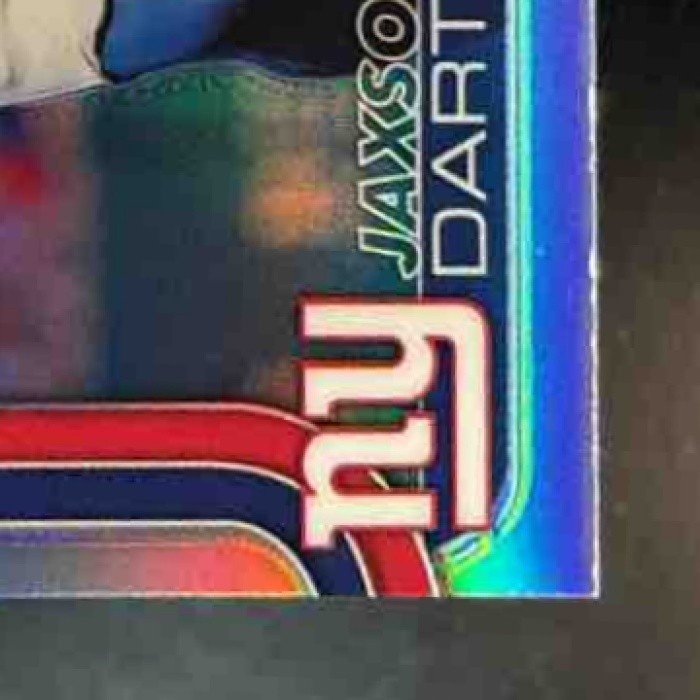 2025 Topps Chrome Jaxson Dart Rookie Refractor #306 RC New York Giants - Sports Cards