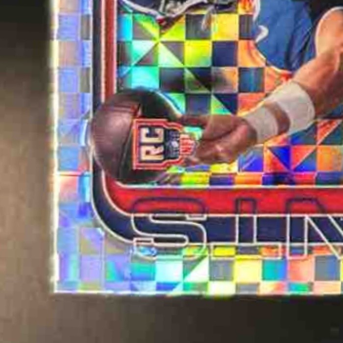 2025 Topps Chrome Jaxson Dart Rookie X-Fractor #306 RC New York Giants - Sports Cards