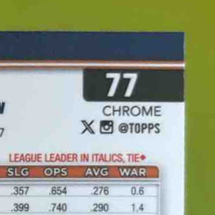 2025 Topps Chrome Jose Altuve Image Variation #77 Houston Astros - Sports Cards