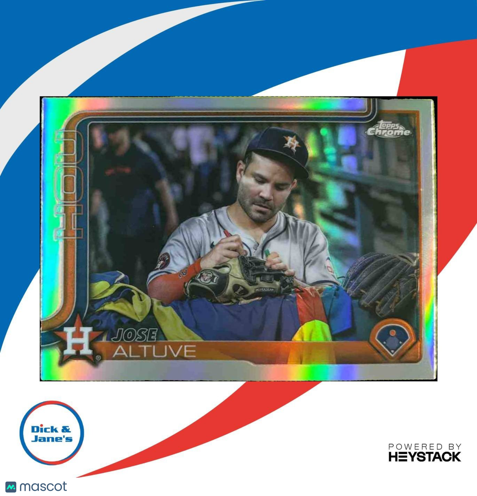 2025 Topps Chrome Jose Altuve Image Variation #77 Houston Astros - Sports Cards