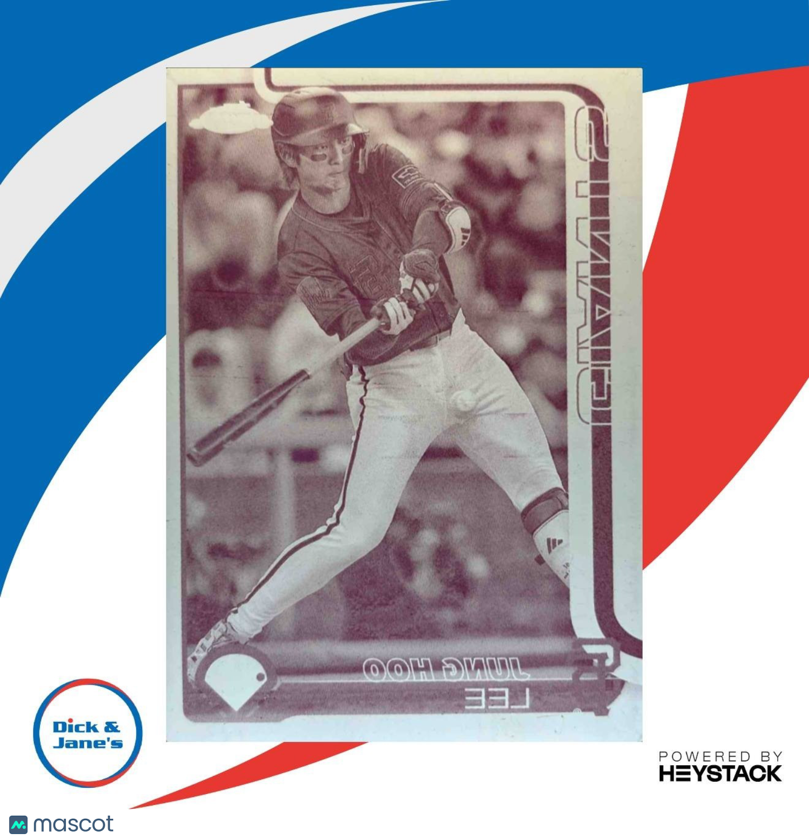 2025 Topps Chrome Jung Hoo Lee #119 PRINTING PLATE MAGENTA 1/1 ONE OF ONE Giants - Sports Cards