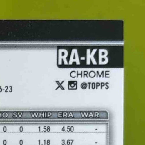 2025 Topps Chrome Ky Bush Rookie Auto #RA-KB RC Chicago White Sox - Sports Cards