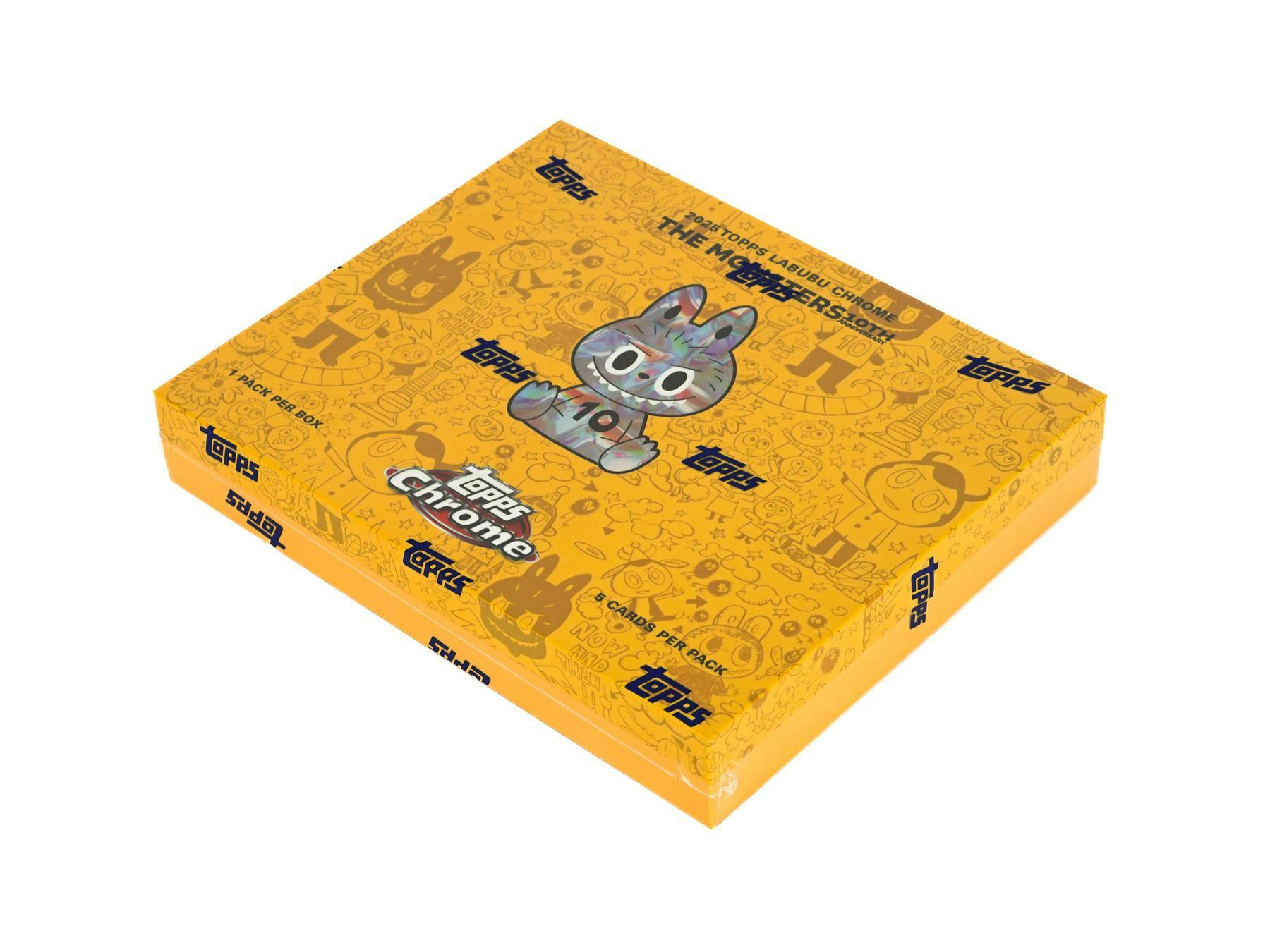2025 Topps Chrome Labubu Box - Collectible Trading Cards