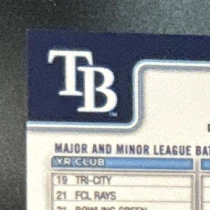 2025 Topps Chrome Logan Driscoll Auto Refractor /499 #RA-LDR RC Tampa Bay Rays - Sports Cards