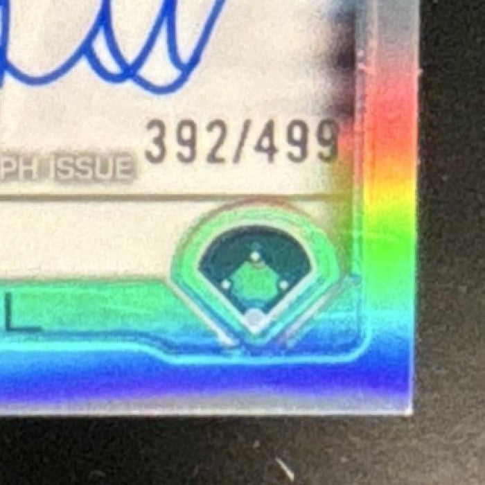2025 Topps Chrome Logan Driscoll Auto Refractor /499 #RA-LDR RC Tampa Bay Rays - Sports Cards