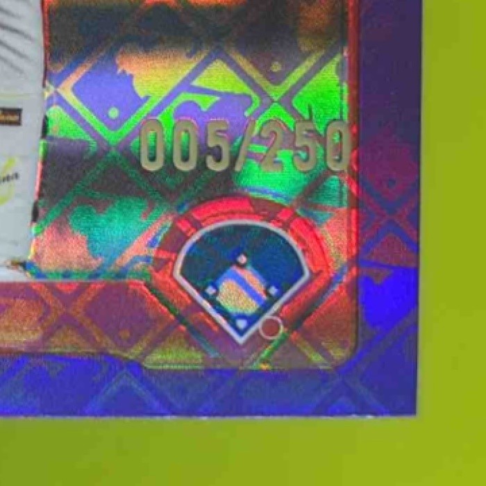 2025 Topps Chrome LogoFractor Marcell Ozuna Purple /250 #250 Atlanta Braves - Sports Cards