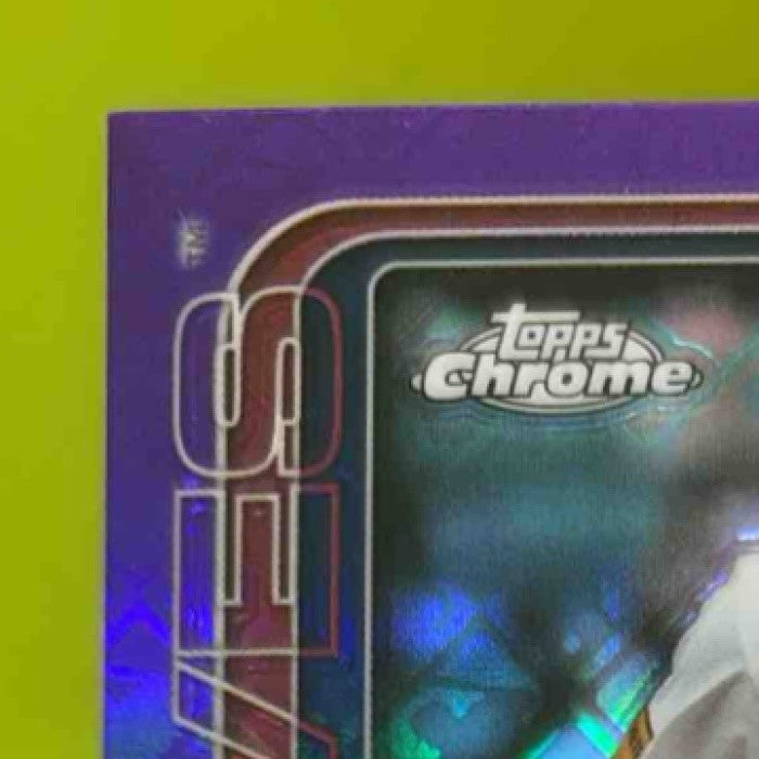 2025 Topps Chrome LogoFractor Matt Olson Purple Refractor /250 Atlanta Braves - Sports Cards