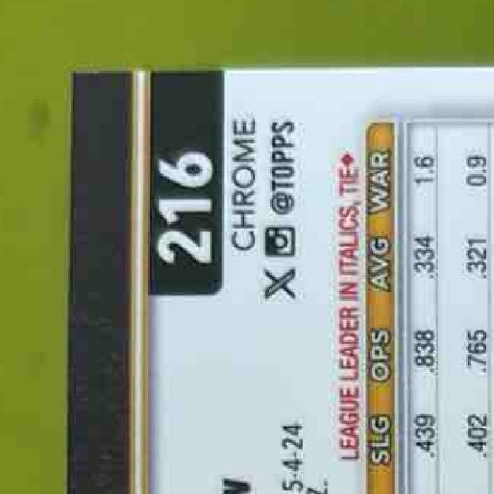 2025 Topps Chrome Luis Arraez Purple Refractor 108/250 #216 San Diego Padres - Sports Cards