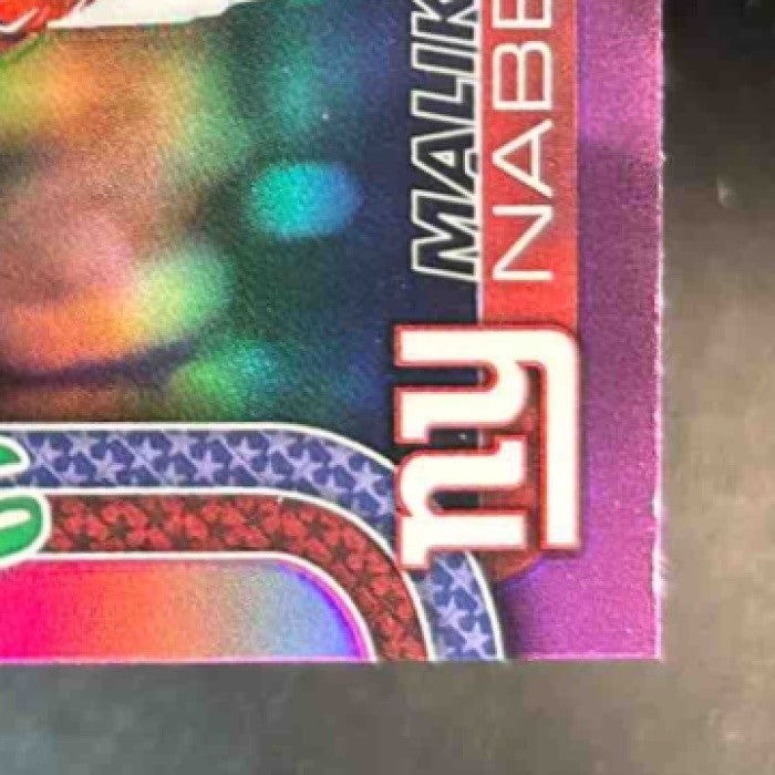 2025 Topps Chrome Malik Nabers Future Stars Pink /250 #FS-8 SP New York Giants - Sports Cards
