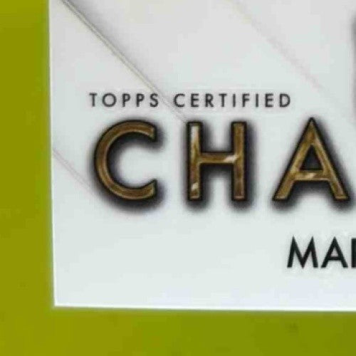 2025 Topps Chrome Marcell Ozuna World Series Champion Auto 42/100 Braves - Sports Cards