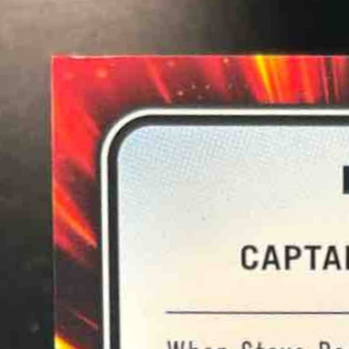 2025 Topps Chrome Marvel Captain America Yellow Lava Refractor #185 - Non-Sports Cards