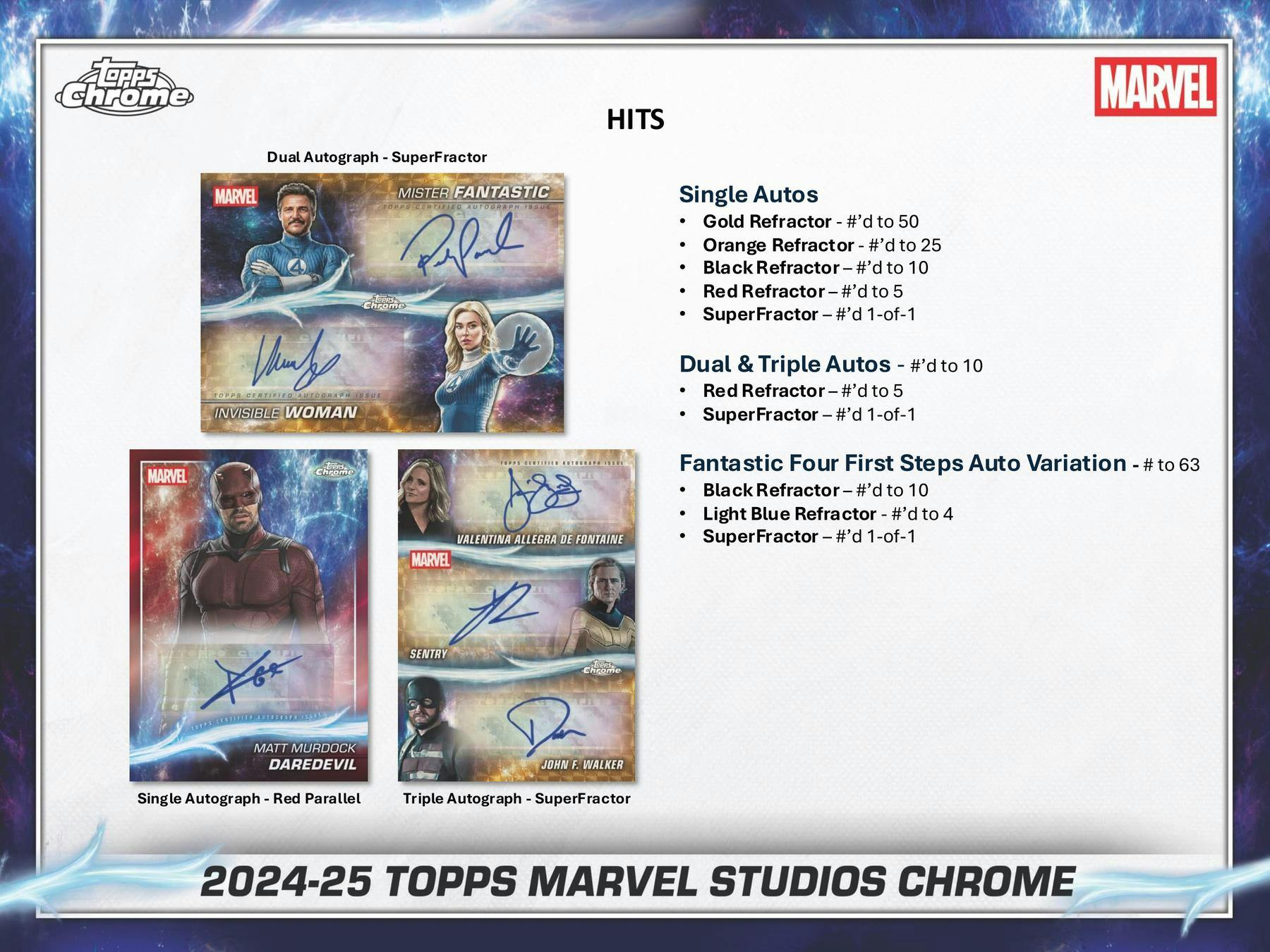 2025 Topps Chrome Marvel Studios Hobby Box - Trading Cards