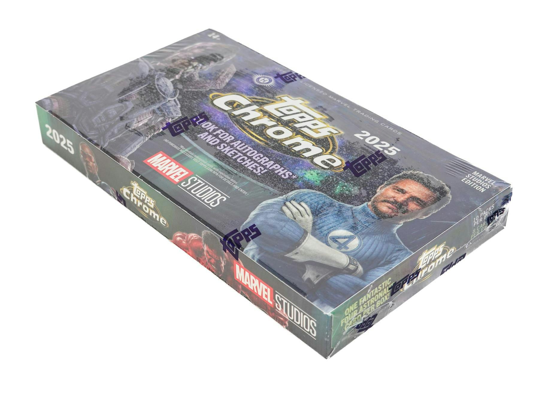 2025 Topps Chrome Marvel Studios Hobby Box - Trading Cards