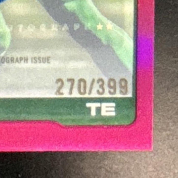 2025 Topps Chrome Mason Taylor Rookie Auto Magenta /399 #RA-MT RC New York Jets - Sports Cards