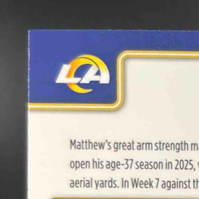 2025 Topps Chrome Matthew Stafford #169 Los Angeles Rams - Sports Cards