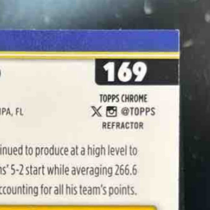 2025 Topps Chrome Matthew Stafford Refractor #169 Los Angeles Rams - Sports Cards