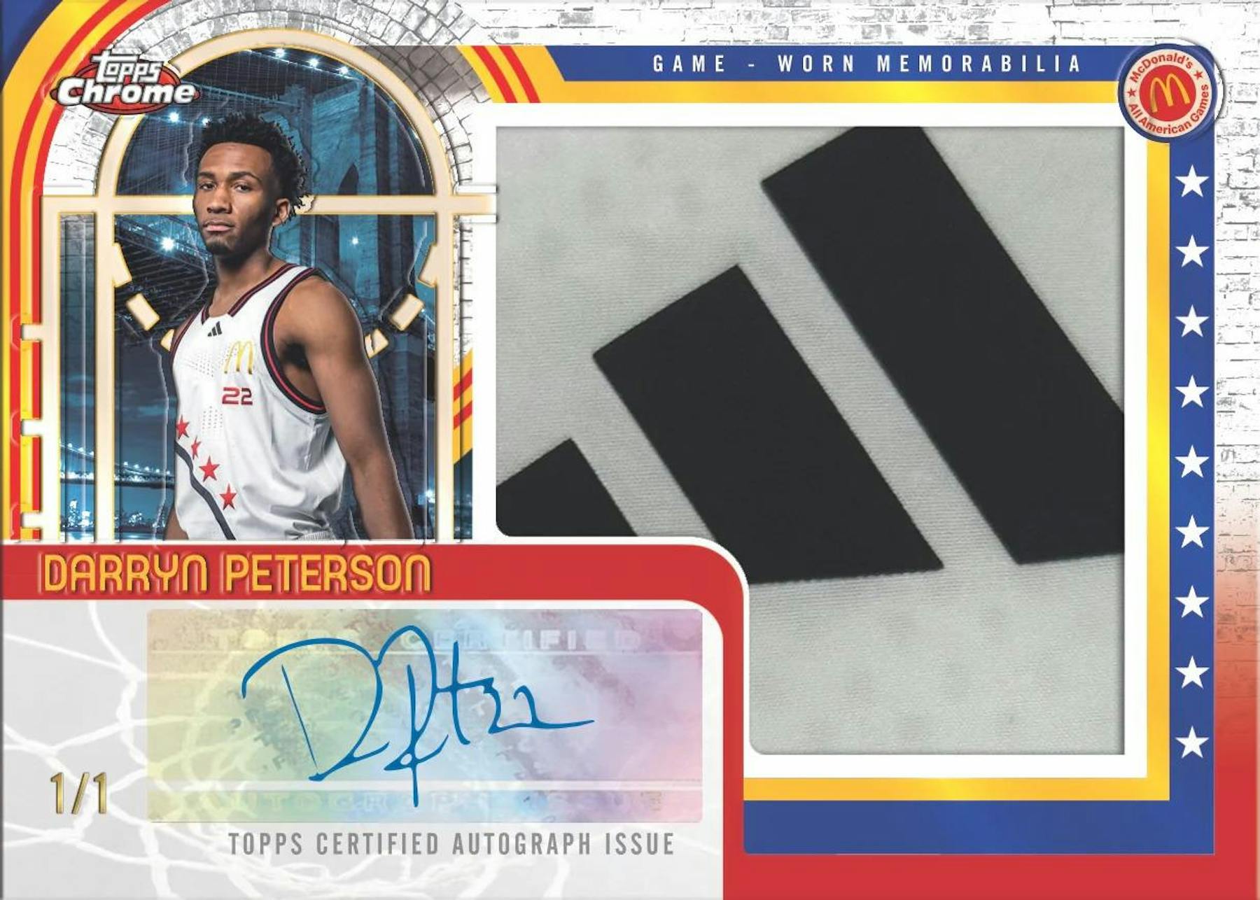 2025 Topps Chrome McDonald’s All American Basketball Hobby Box (3 Autos) March 12th - NBA Blaster