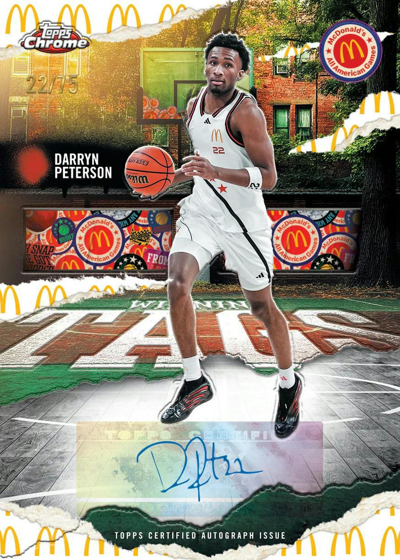 2025 Topps Chrome McDonald’s All American Basketball Hobby Box (3 Autos) March 12th - NBA Blaster