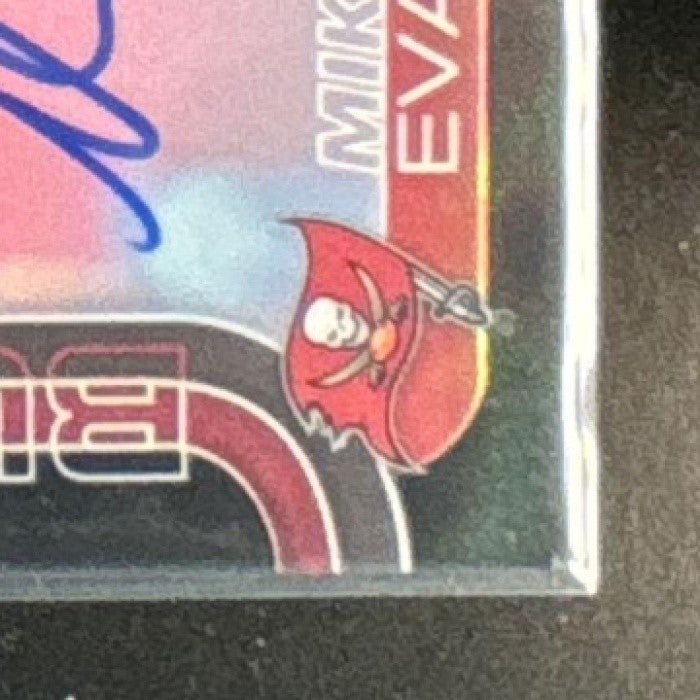 2025 Topps Chrome Mike Evans Auto Black Wave Refractor 2/10 #BA-ME Tampa Bay - Sports Cards