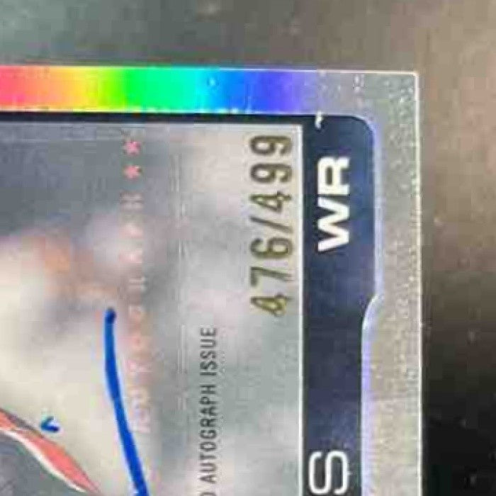 2025 Topps Chrome Nico Collins Auto Refractor /499 #BA-NC Houston Texans - Sports Cards