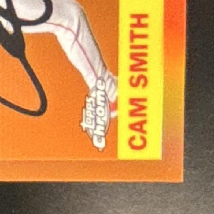 2025 Topps Chrome Platinum Anniversary Cam Smith Orange /25 #366 RC Astros - Sports Cards