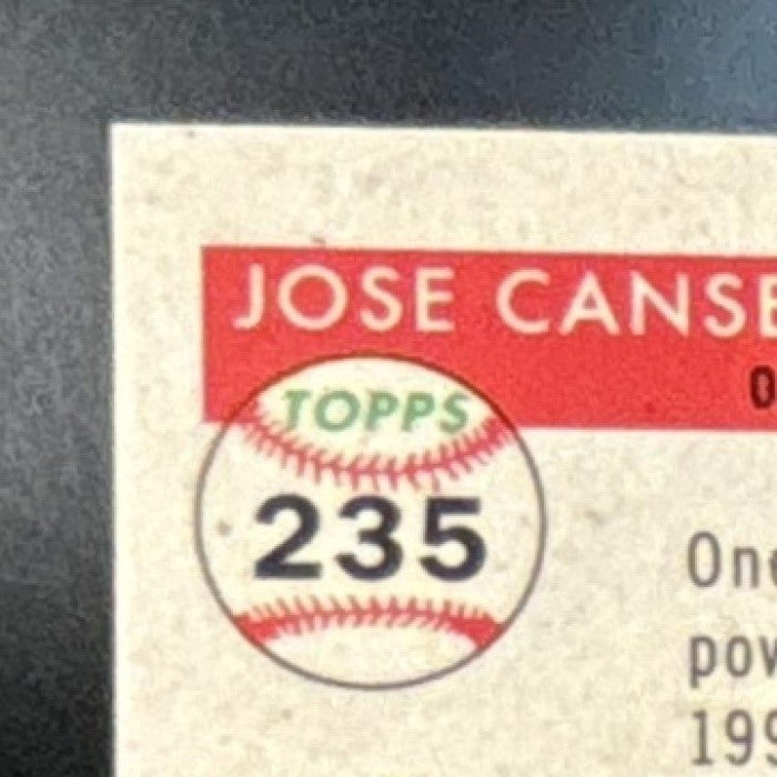 2025 Topps Chrome Platinum Anniversary Jose Canseco /75 #235 Oakland Athletics - Sports Cards