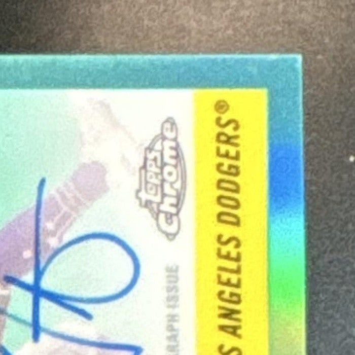 2025 Topps Chrome Platinum Anniversary Justin Wrobleski Auto Aqua /150 RC Dodger - Sports Cards