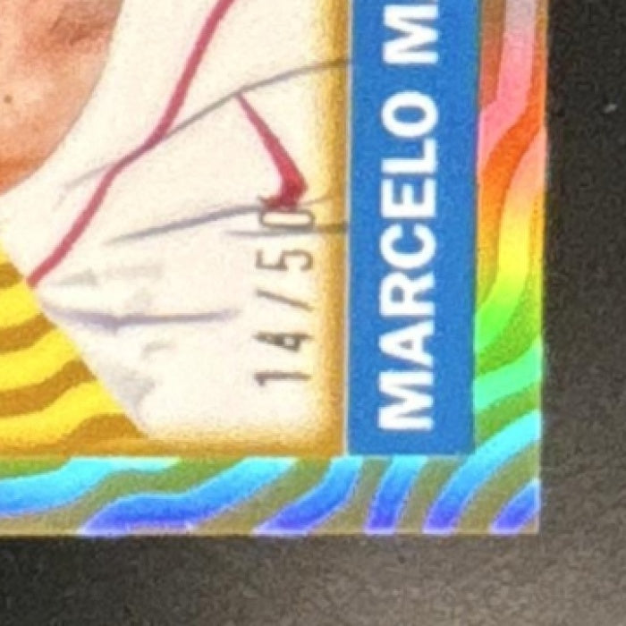 2025 Topps Chrome Platinum Anniversary Marcelo Mayer Gold Vibrations /50 #267 RC - Sports Cards