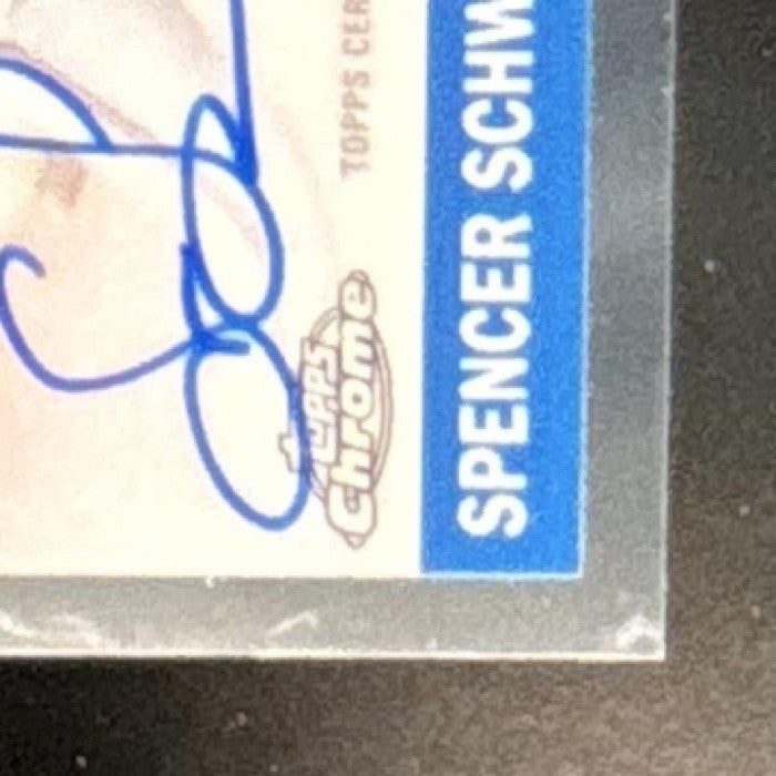 2025 Topps Chrome Platinum Anniversary Spencer Schwellenbach Auto RC Braves - Sports Cards