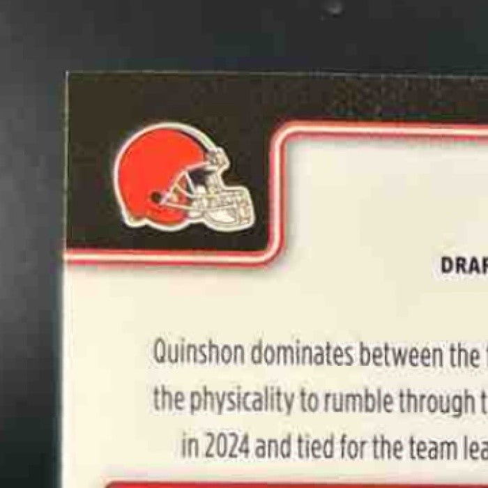 2025 Topps Chrome Quinshon Judkins Pink Wave /250 #325 RC Cleveland Browns - Sports Cards
