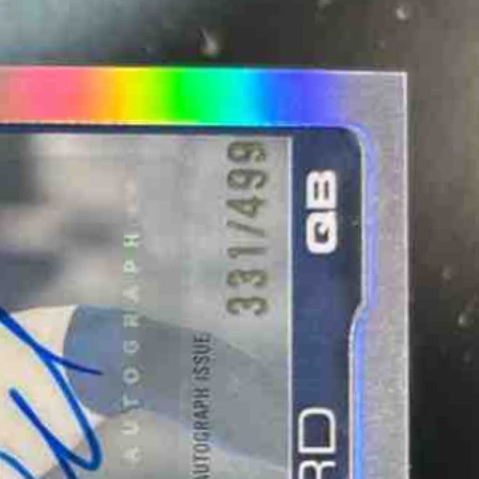 2025 Topps Chrome Riley Leonard Auto Refractor /499 RA-RL RC Indianapolis Colts - Sports Cards