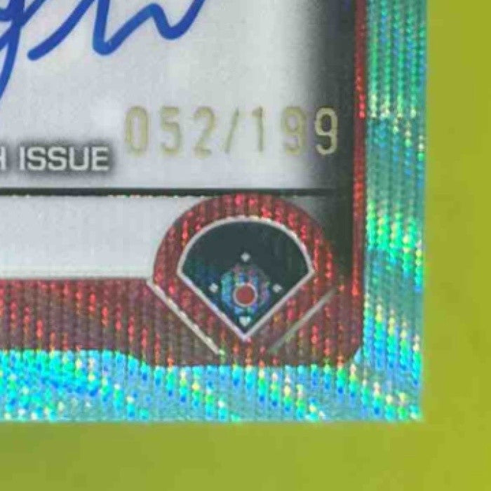 2025 Topps Chrome Ryan Miller Rookie Auto Aqua Wave /199 RC Los Angeles Angels - Sports Cards
