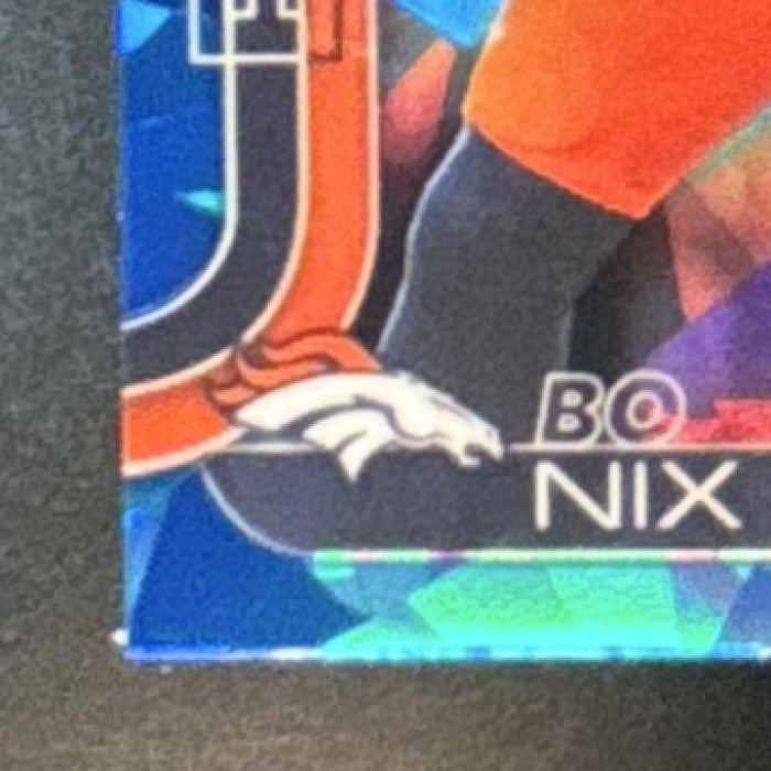 2025 Topps Chrome Sapphire Bo Nix #88 Denver Broncos - Sports Cards