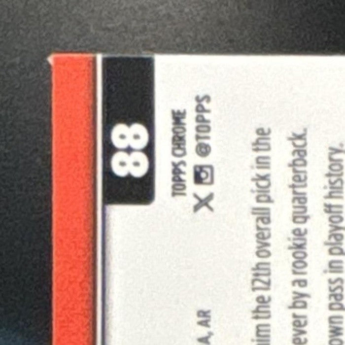 2025 Topps Chrome Sapphire Bo Nix #88 Denver Broncos - Sports Cards