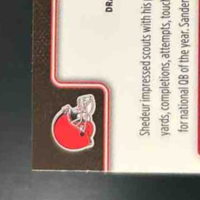 2025 Topps Chrome Shedeur Sanders Rookie Red/White/Blue #315 RC Cleveland Browns - Sports Cards