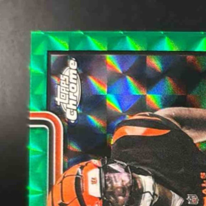 2025 Topps Chrome Shemar Stewart Auto Green Geometric /99 RC Cincinnati Bengals - Sports Cards