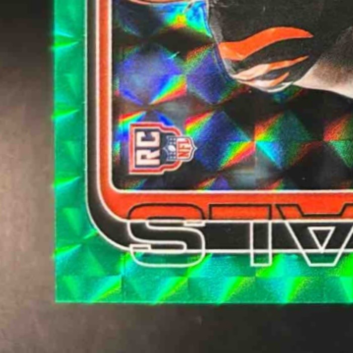 2025 Topps Chrome Shemar Stewart Auto Green Geometric /99 RC Cincinnati Bengals - Sports Cards