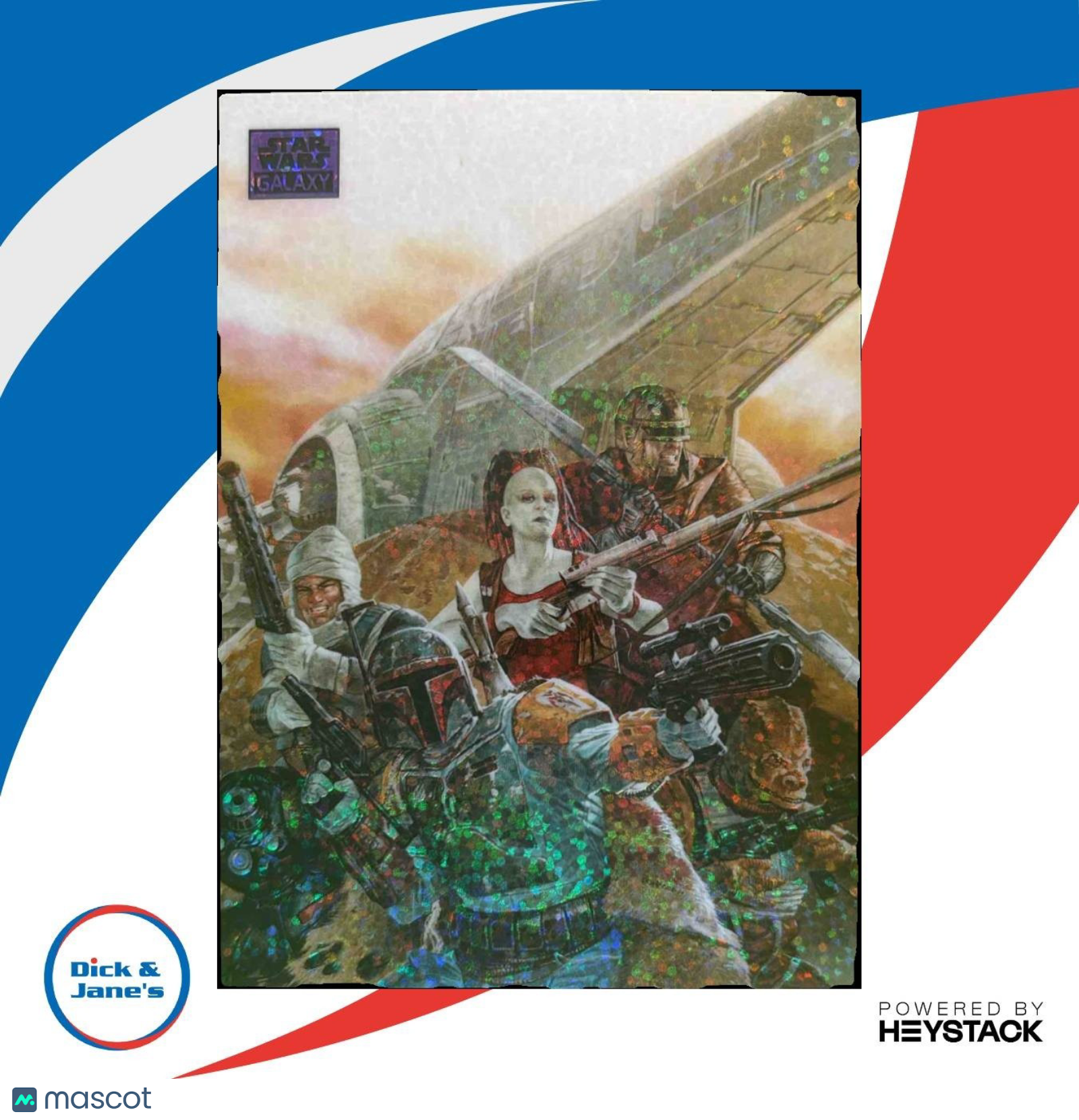 2025 Topps Chrome Star Wars Galaxy Bounty Hunters Purple Speckle /125 #23 - Non-Sports Cards